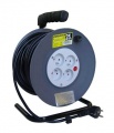 Cable Reels Vacuum Power Cord - Enrouleur Ho5vv-f 4 Prises 3g1,5 25 MÊtres+ Coupe Circuit
